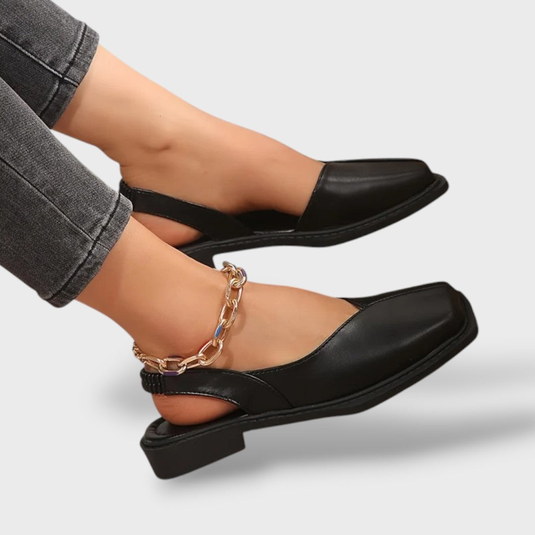 Ortopeedilised Slingback Sandaalid Zebra Ruudukujulise Ninas
