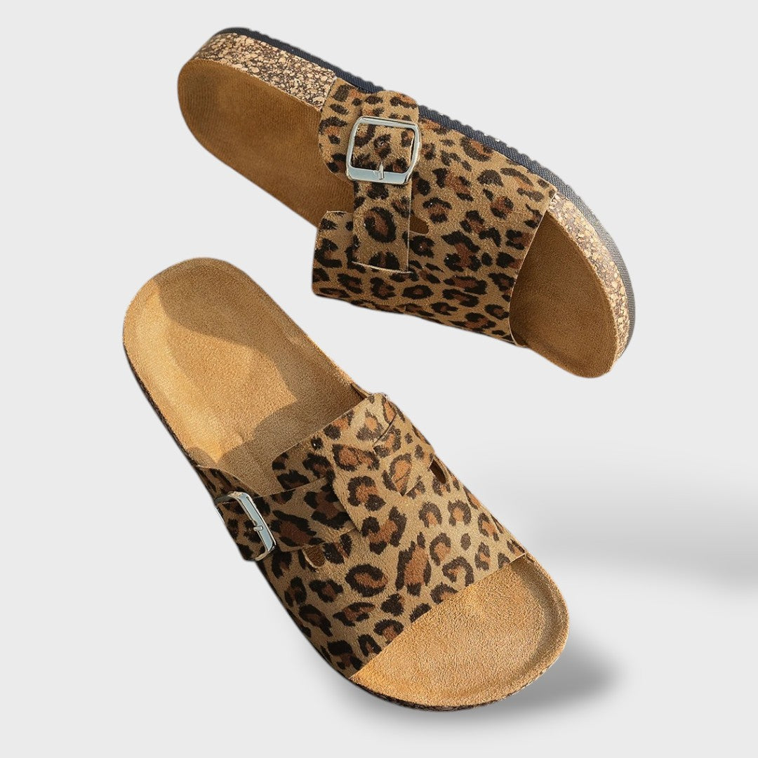 Ortopeedilised sandaalid Kork Leopard Naiste Klamber