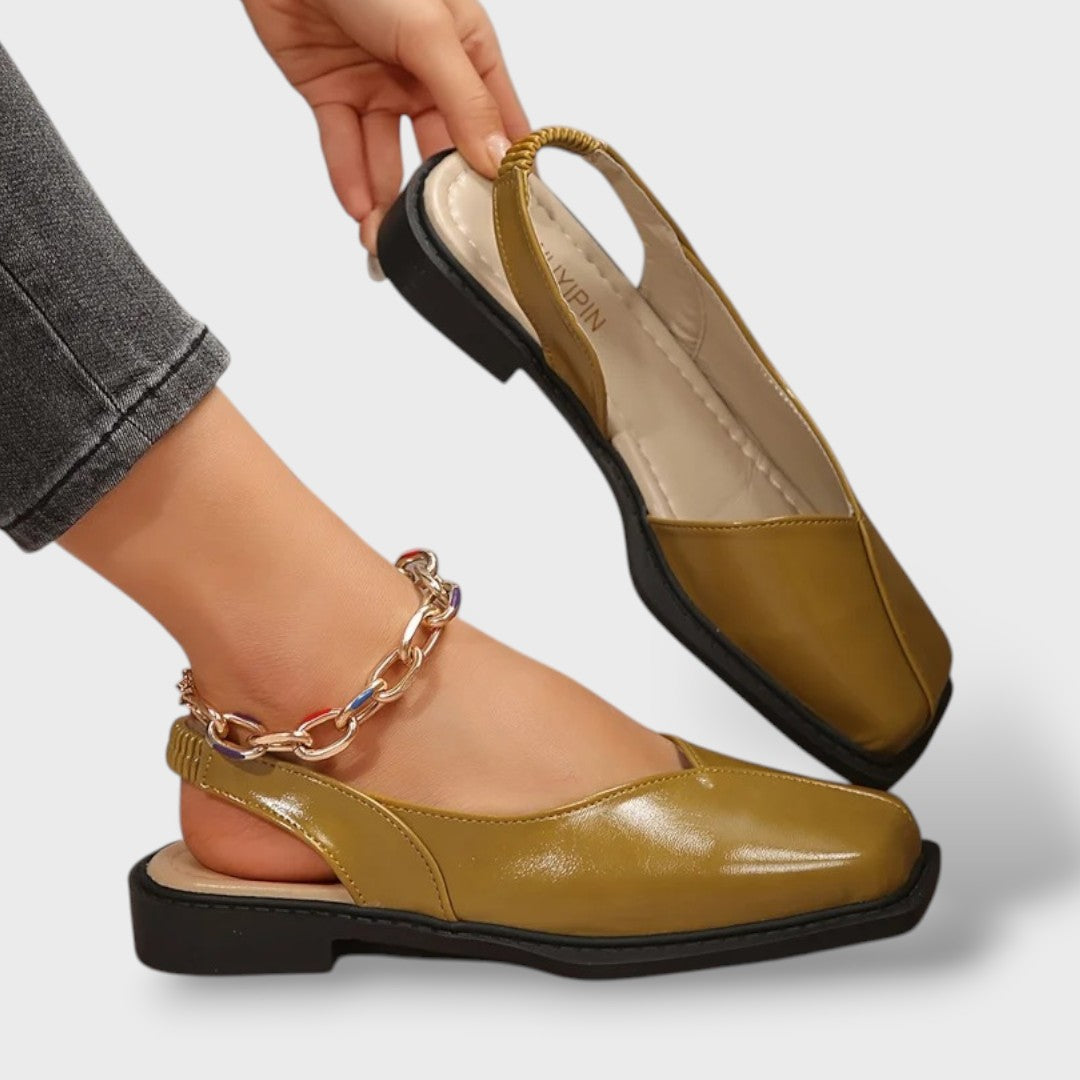 Ortopeedilised Slingback Sandaalid Zebra Ruudukujulise Ninas