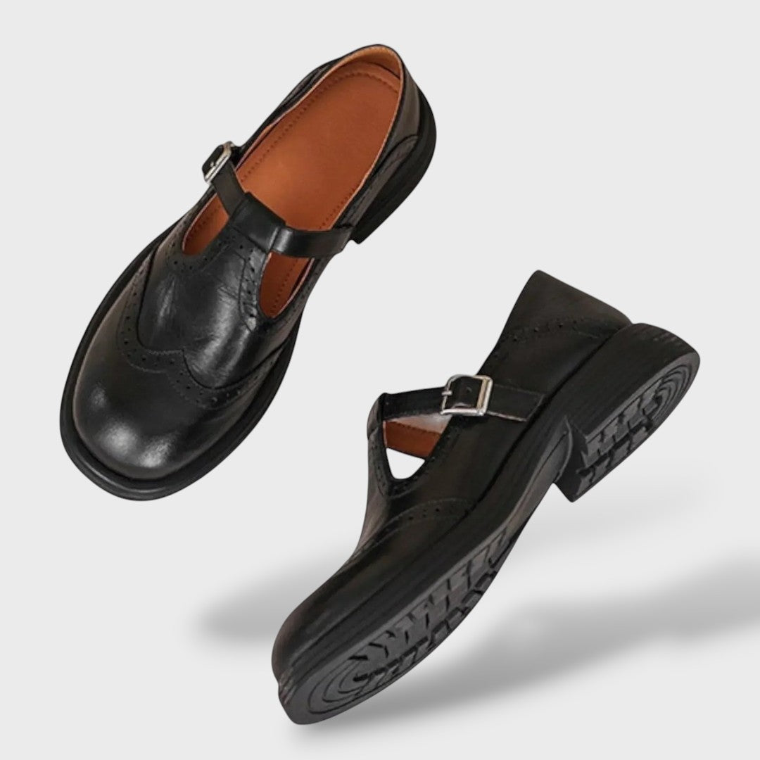 Ortopeedilised Kingad Mary Jane Brogue Nahk