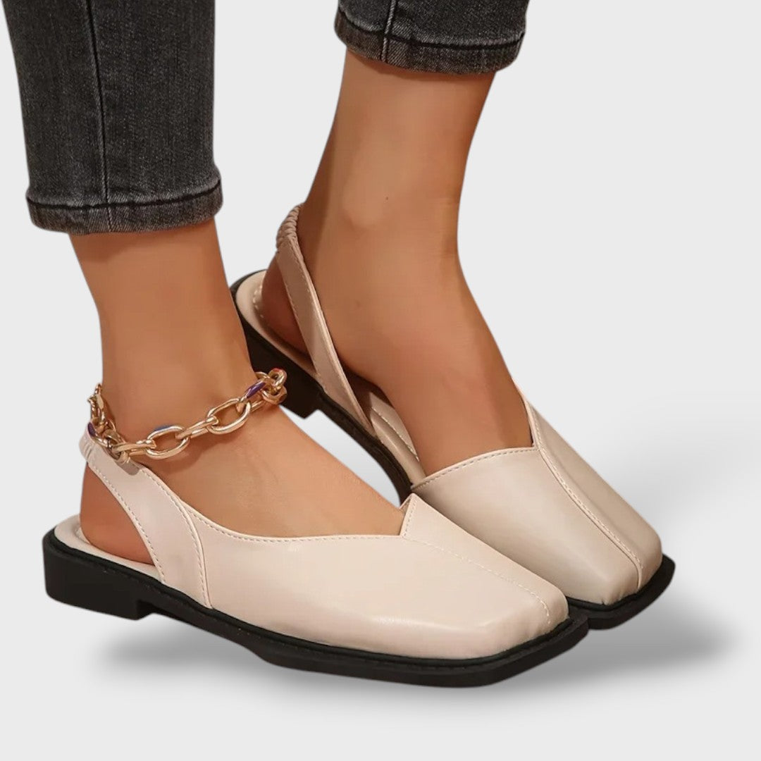 Ortopeedilised Slingback Sandaalid Zebra Ruudukujulise Ninas