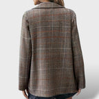 Naiste Ruuduline Relajado Blazer