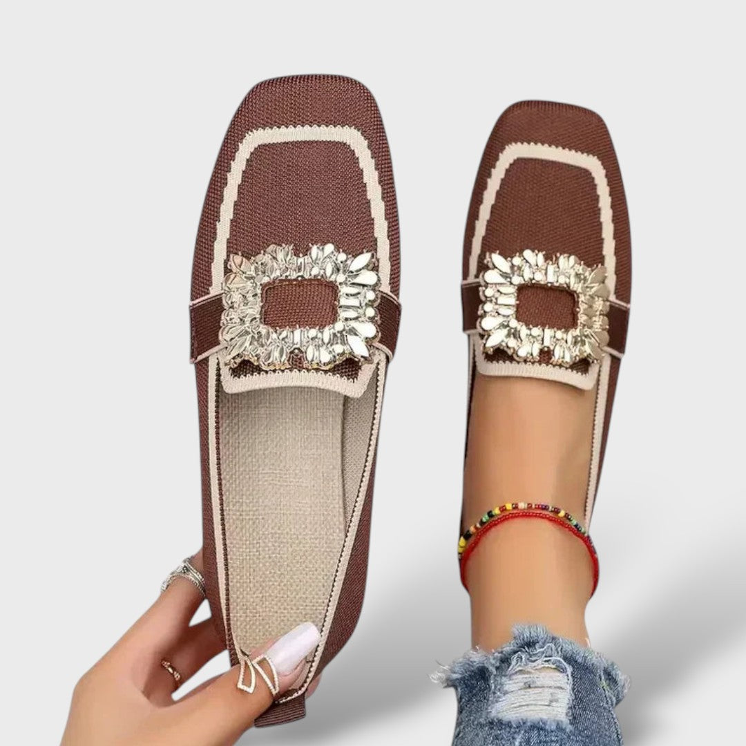 Ortopeedilised Mocasines Mesh Klambri Joyera Strass