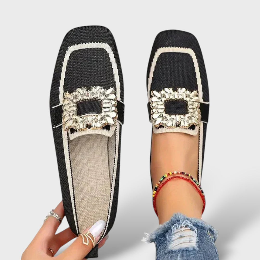 Ortopeedilised Mocasines Mesh Klambri Joyera Strass