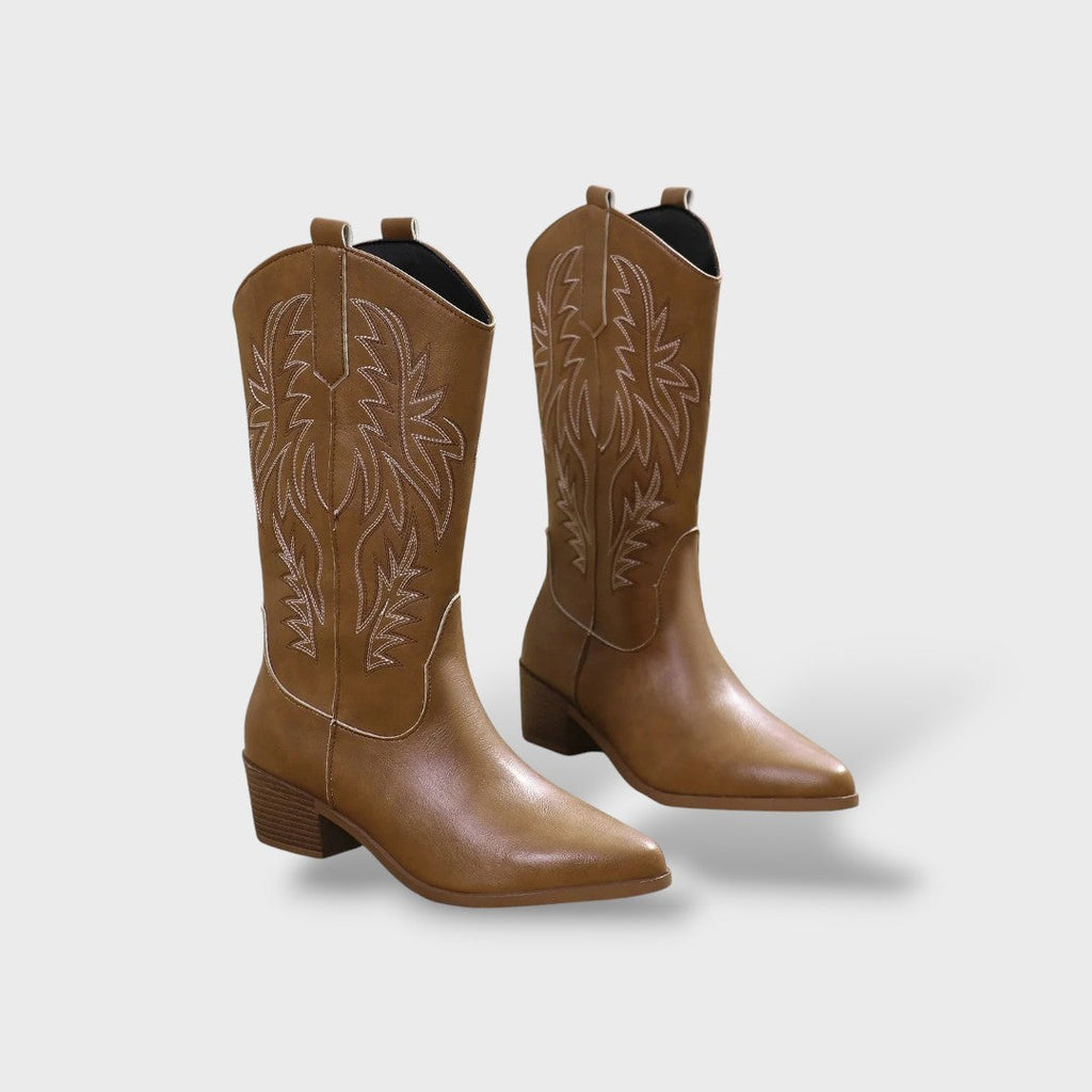 Cowboy Saapad Retro Naistele Terava Ninas