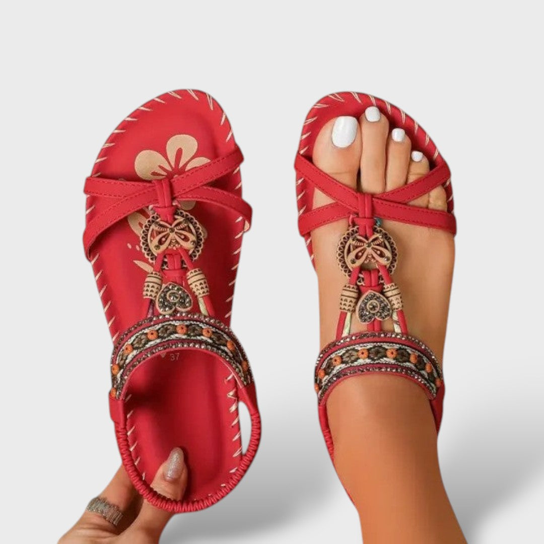 Ortopeedilised Boho Sandaalid Liblikatega