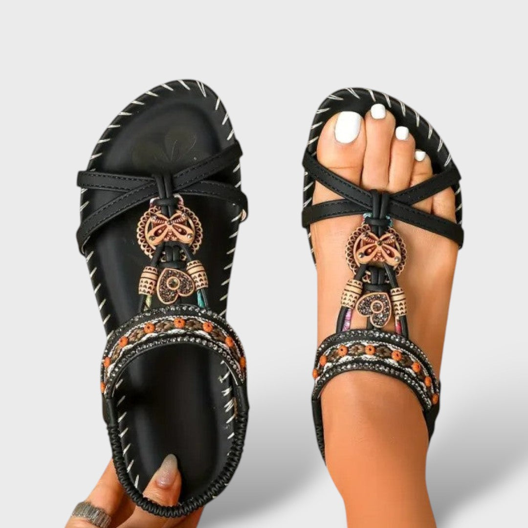 Ortopeedilised Boho Sandaalid Liblikatega