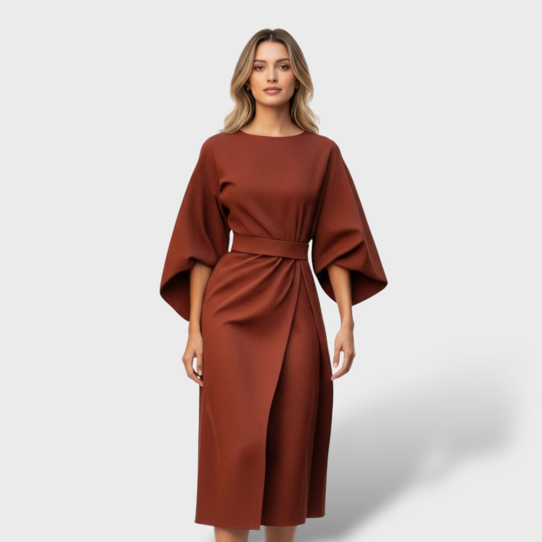 Elegantne kleit puhvärvidega