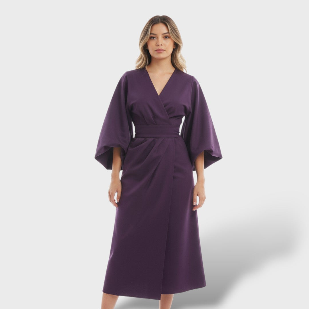 Elegantne kleit puhvärvidega