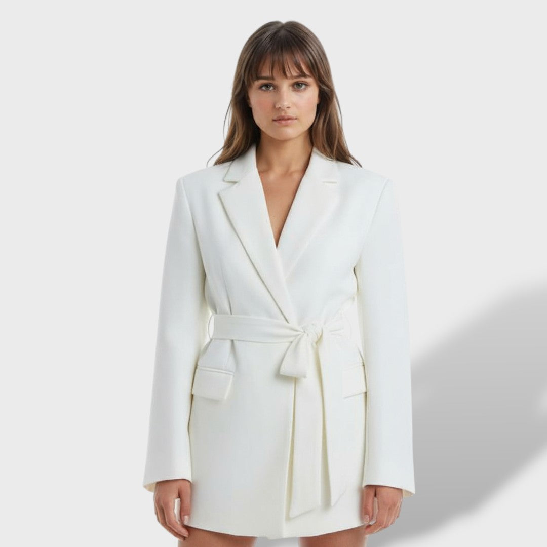 Naiste Blazer Vöödiga Kitsas