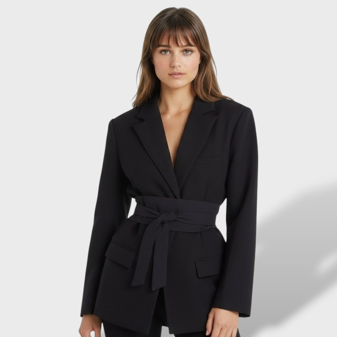 Naiste Blazer Vöödiga Kitsas