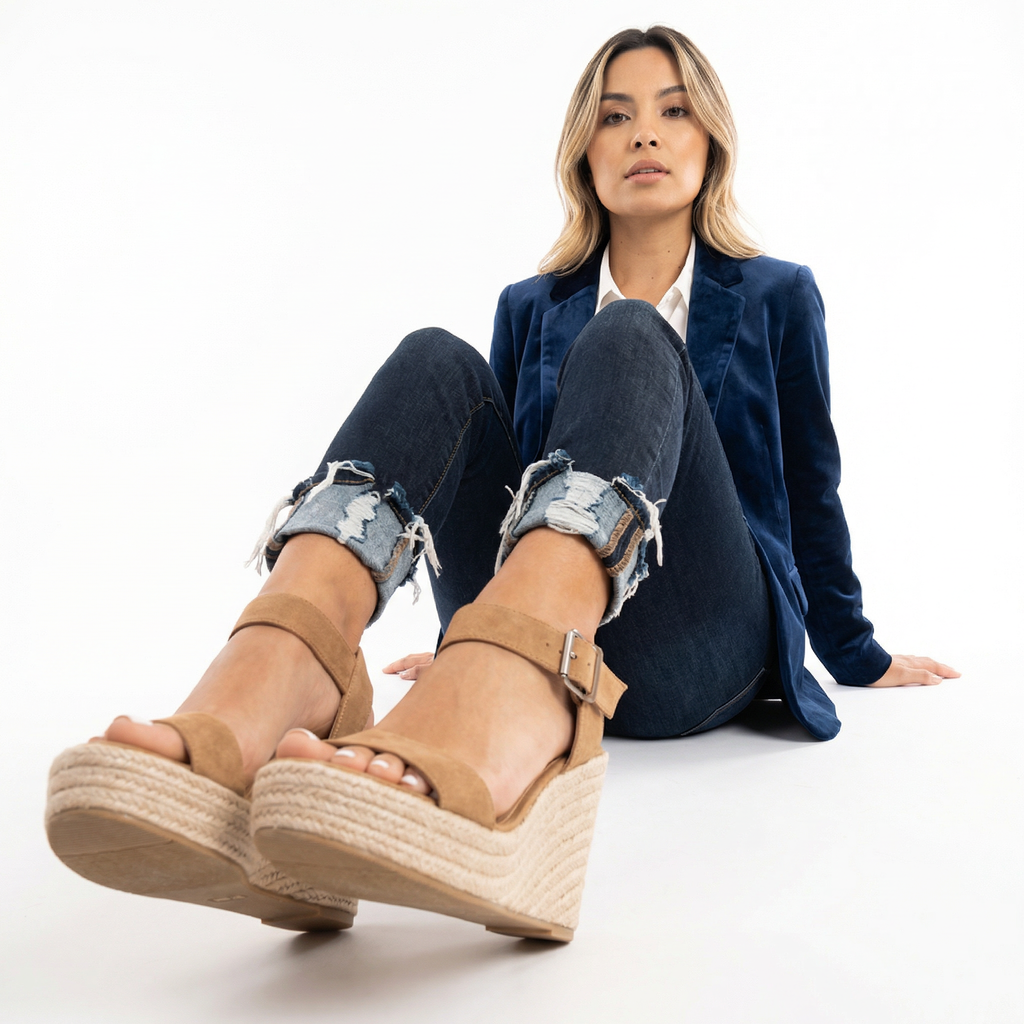 Ortopeedilised Espadrillid Kõrge Kontsaga