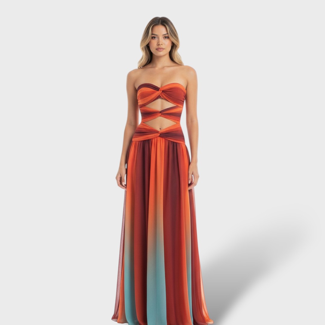 Elegantne Maxi Kleid Naisele