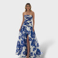Elegantne Lilleline Maxi Kleid Naistele