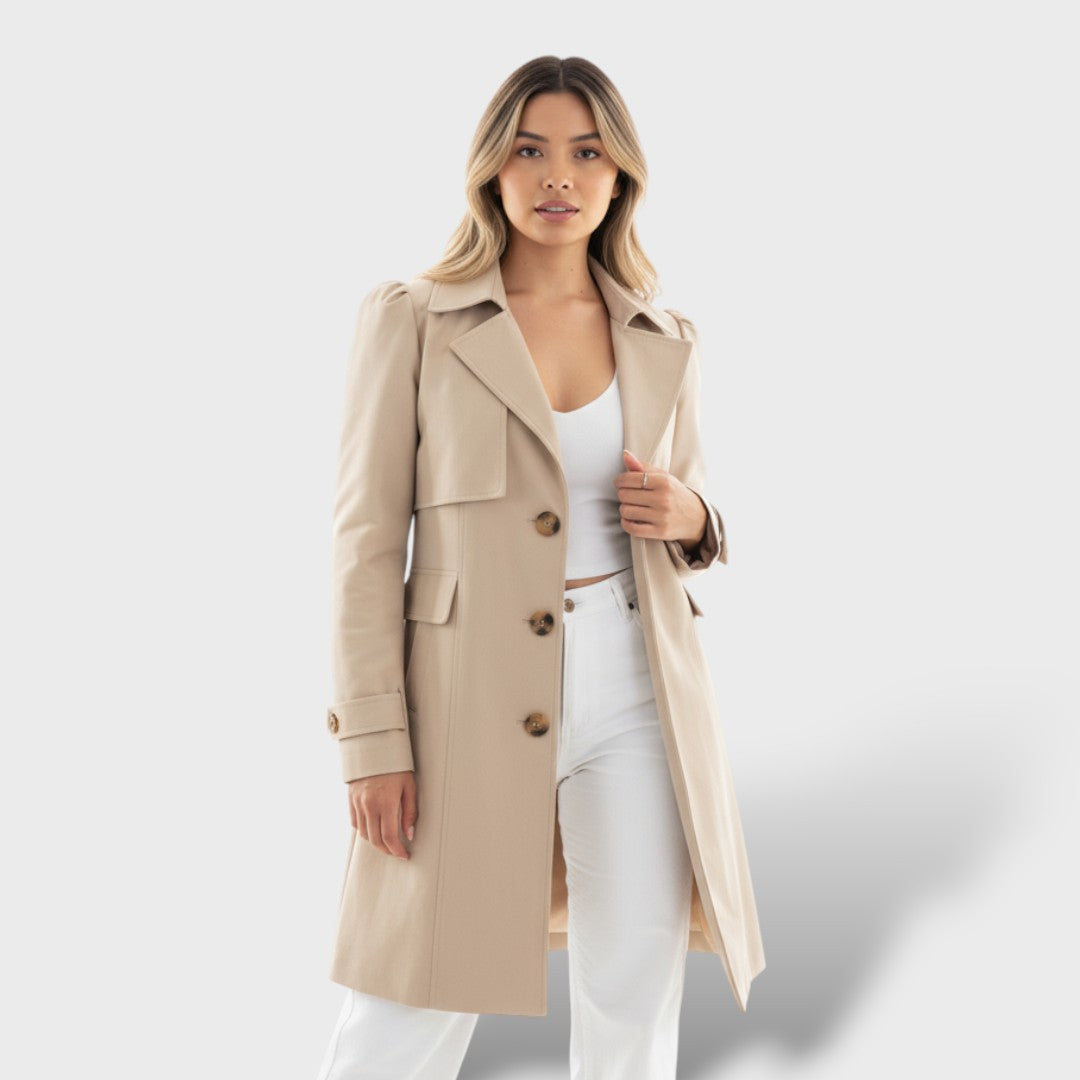 Elegantne Naiste Trench Mantel