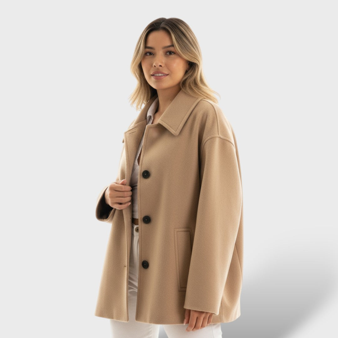 Oversize naiste jakk taskutega