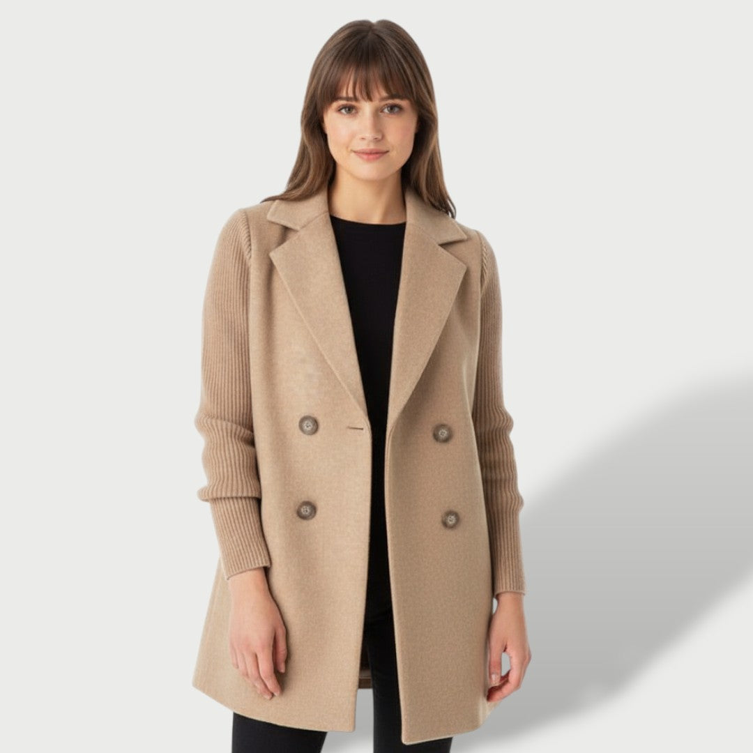 Elegantne Naiste Blazer Amora Rikkalike Triibuliste Varrukatega