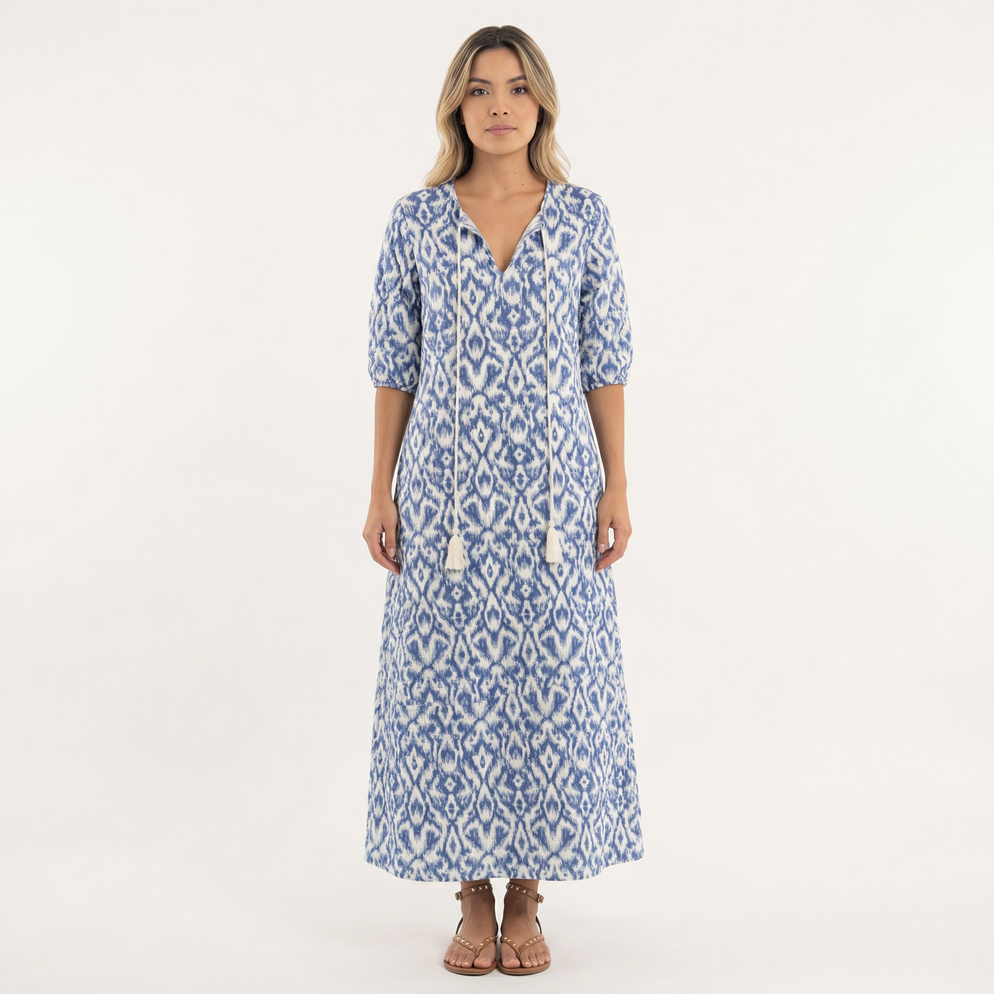 Pikk Boho Lilleline Kleit