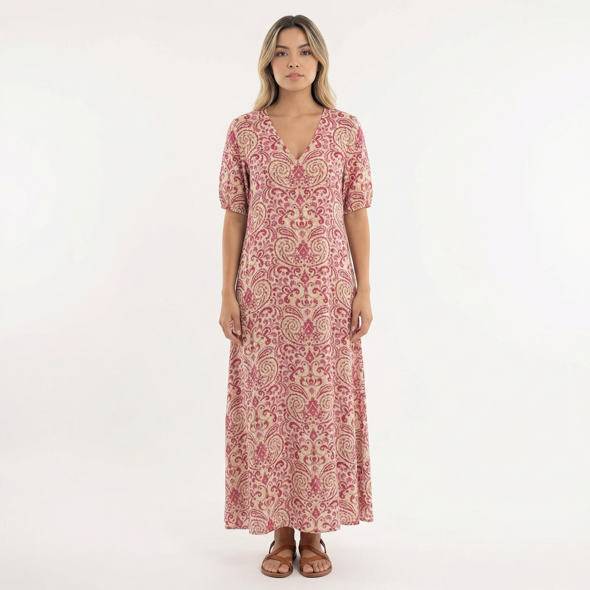 Pikk Boho Lilleline Kleit
