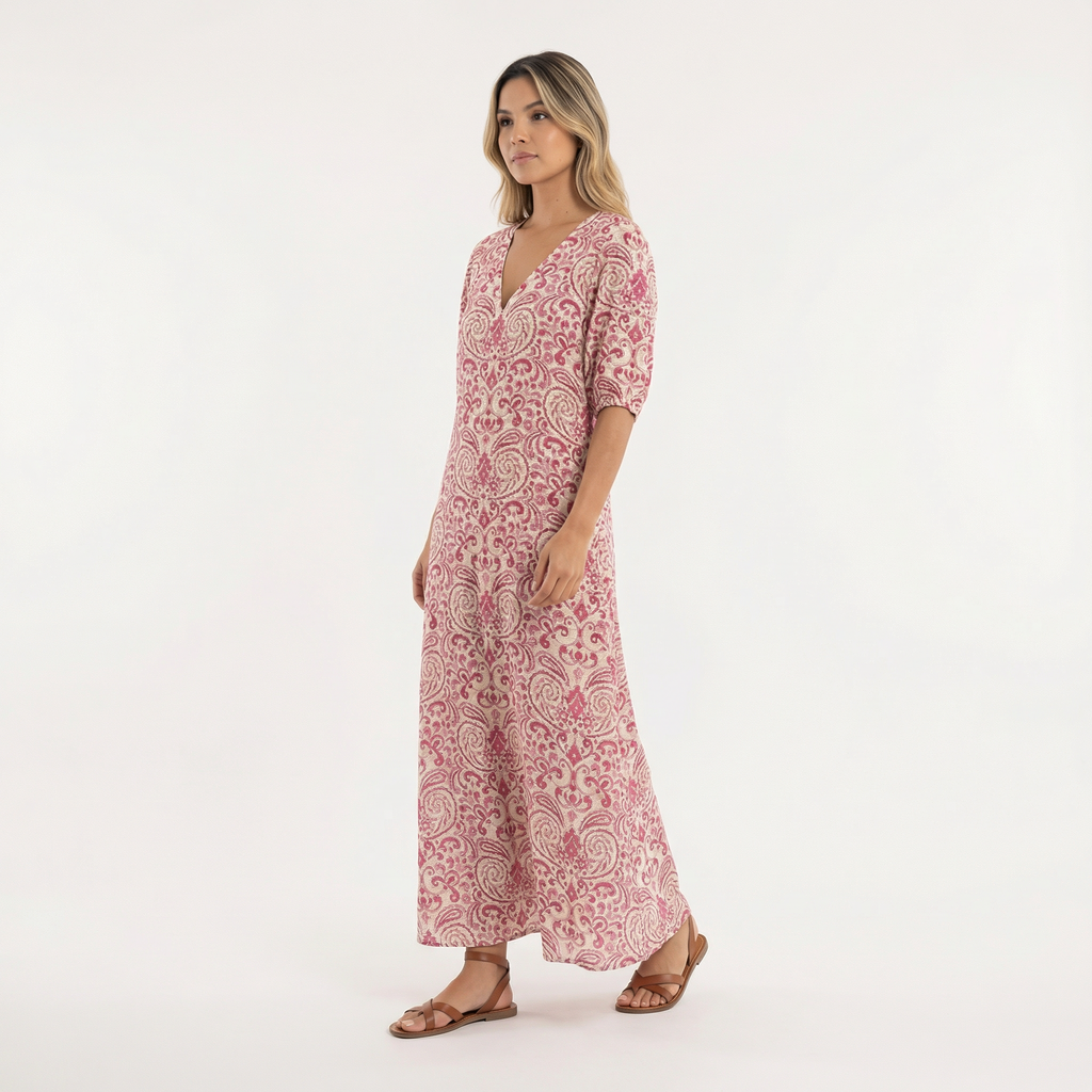 Pikk Boho Lilleline Kleit