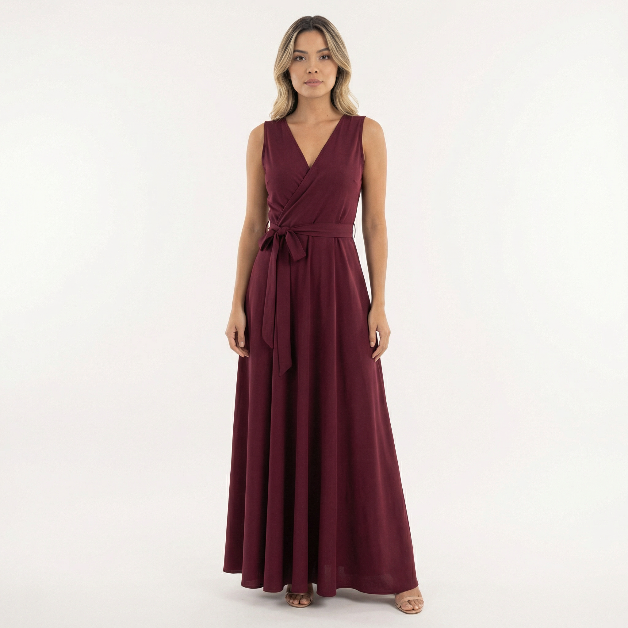 Elegantne Pikk Kleit V-kujuline Kaelus