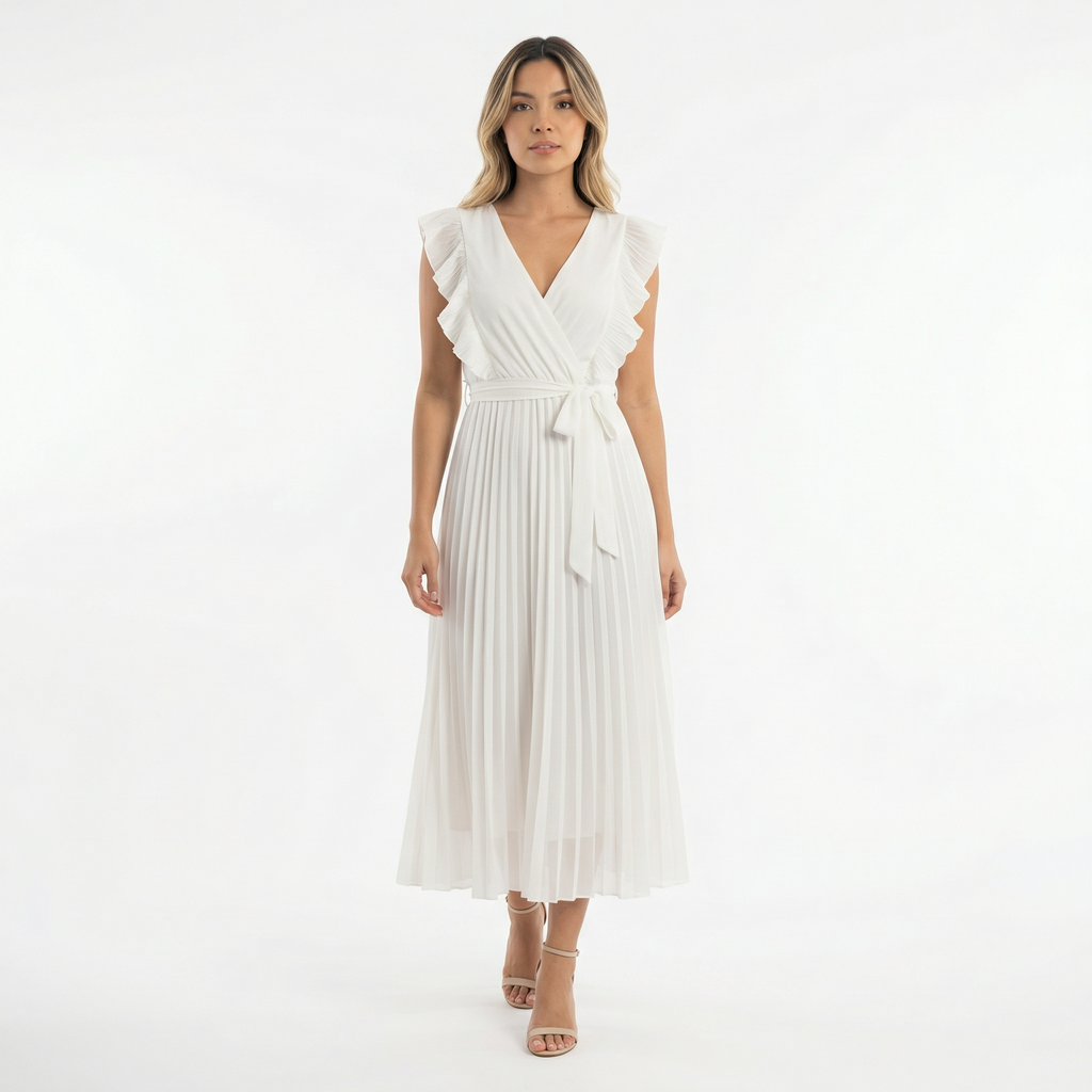 Elegantne Midi Rüü Volangidega