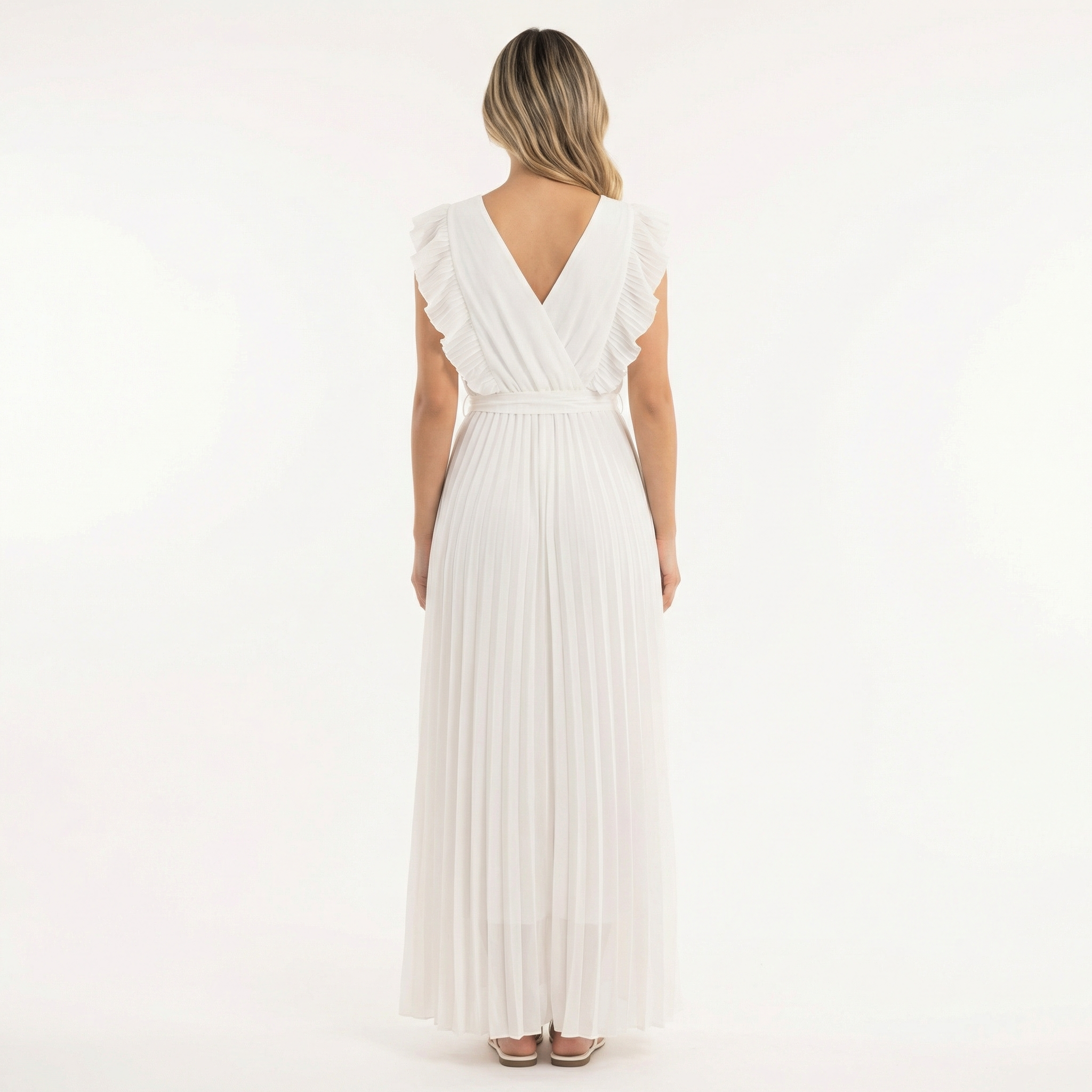 Elegantne Midi Rüü Volangidega