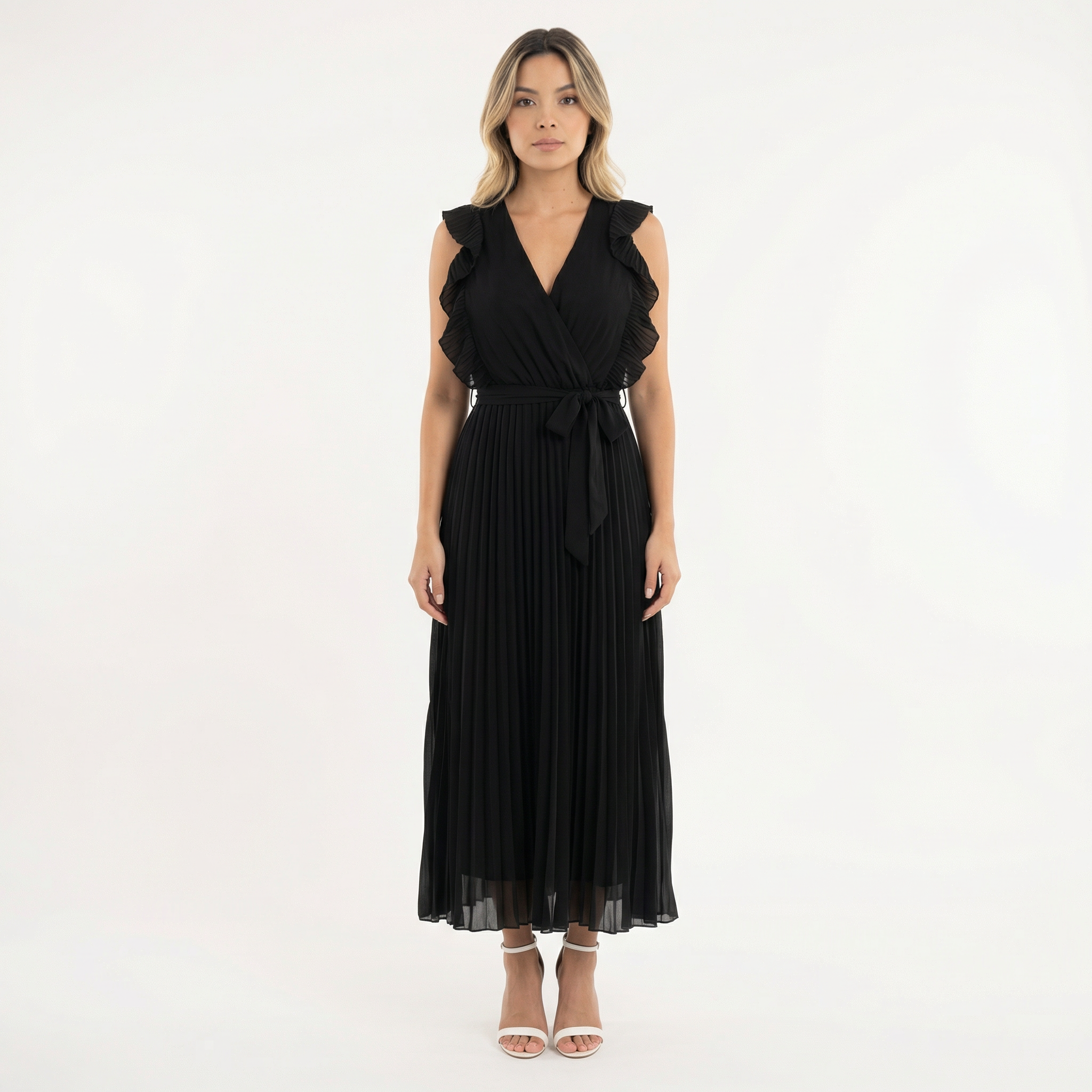 Elegantne Midi Rüü Volangidega