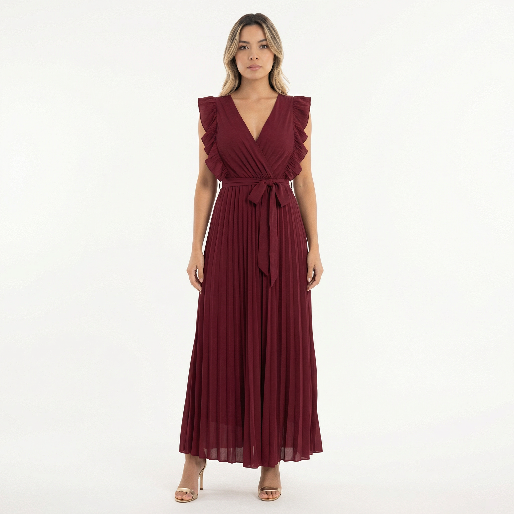 Elegantne Midi Rüü Volangidega