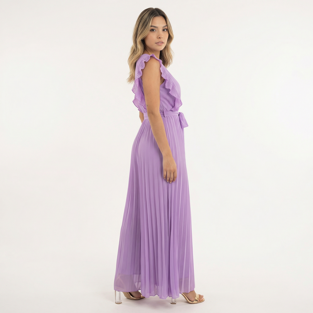 Elegantne Midi Rüü Volangidega
