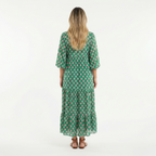 Boho Pikad Prinditud Kleit