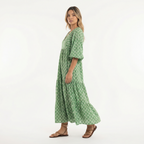 Boho Pikad Prinditud Kleit