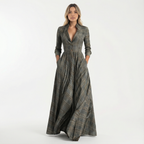 Elegantne Naiste Pikk Ruuduline Kleid