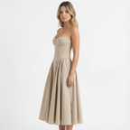 Elegantne Midi Korsett Kleidid Naistele
