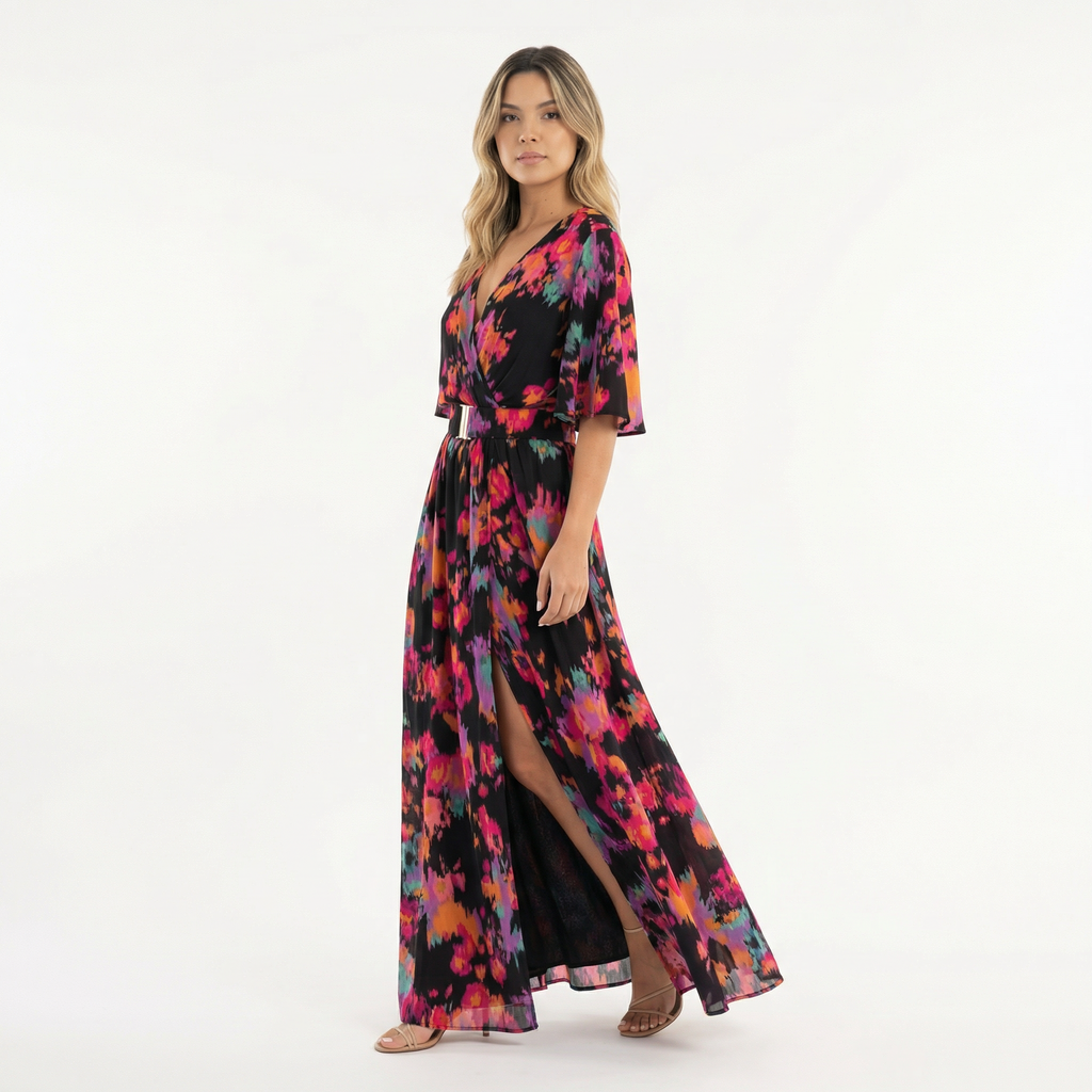 Pikk Boho Kleidiga Avatud