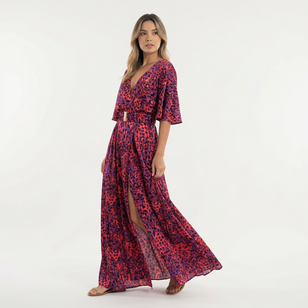 Pikk Boho Kleidiga Avatud