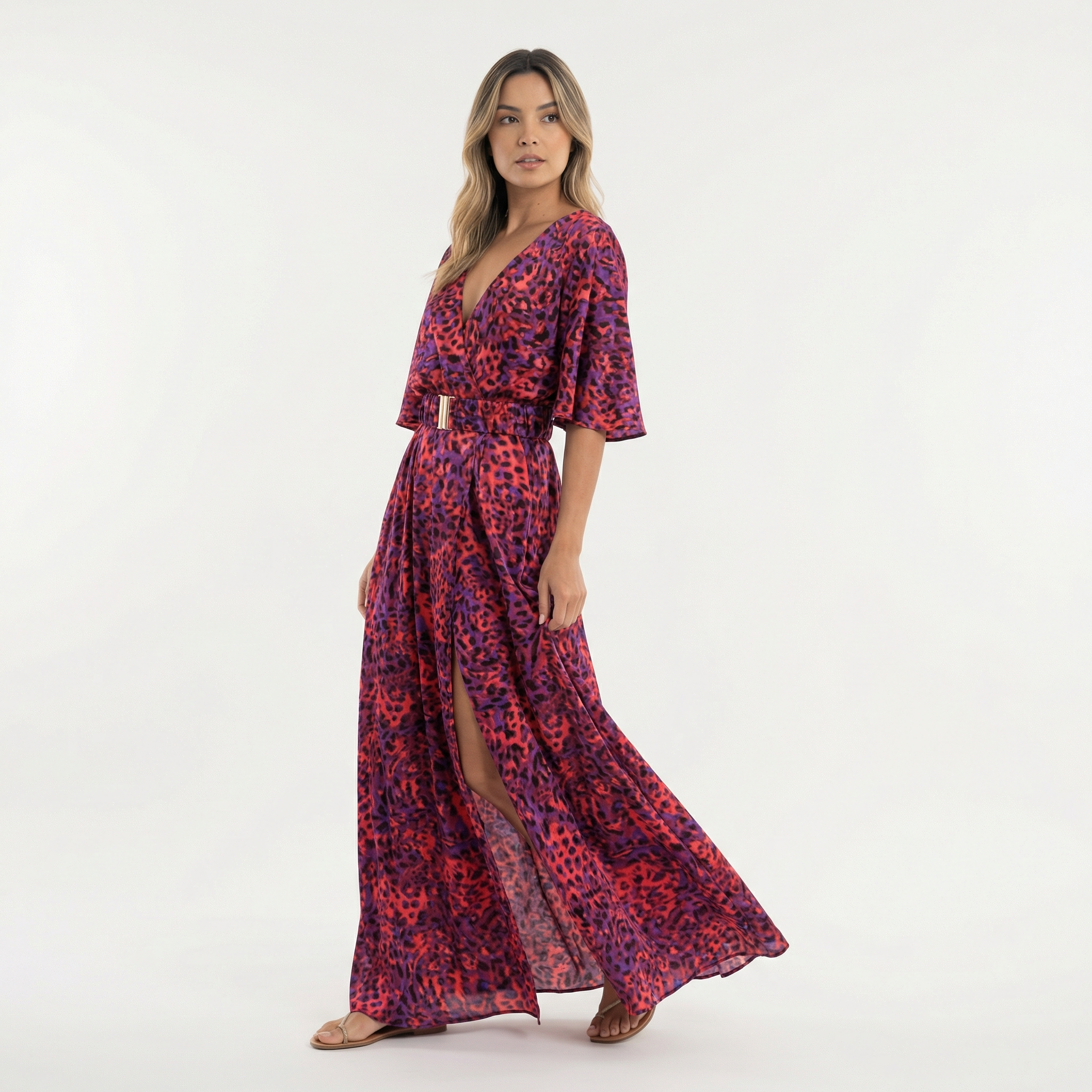 Pikk Boho Kleidiga Avatud