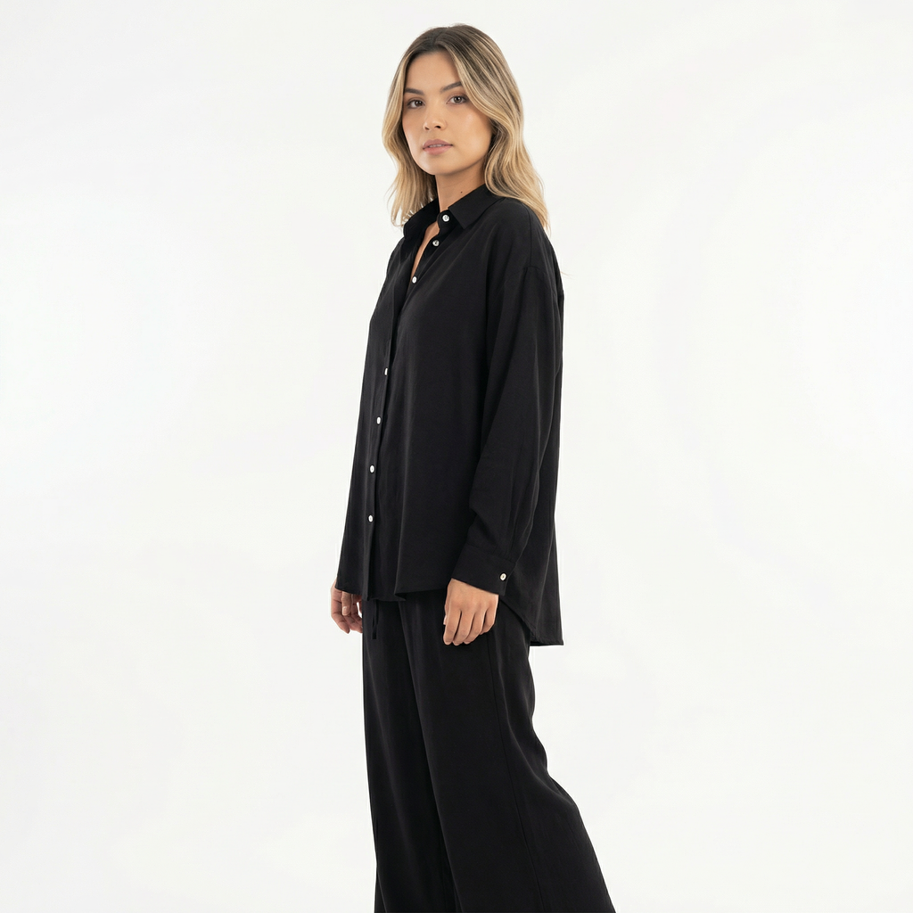 Elegantne linane komplekt naistele