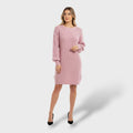 Elegantne Ühe Õla Villane Kleid