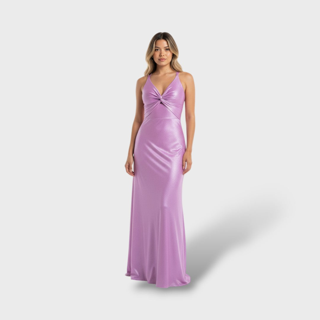 Elegantne maxi pidu kleit ilma varrukateta