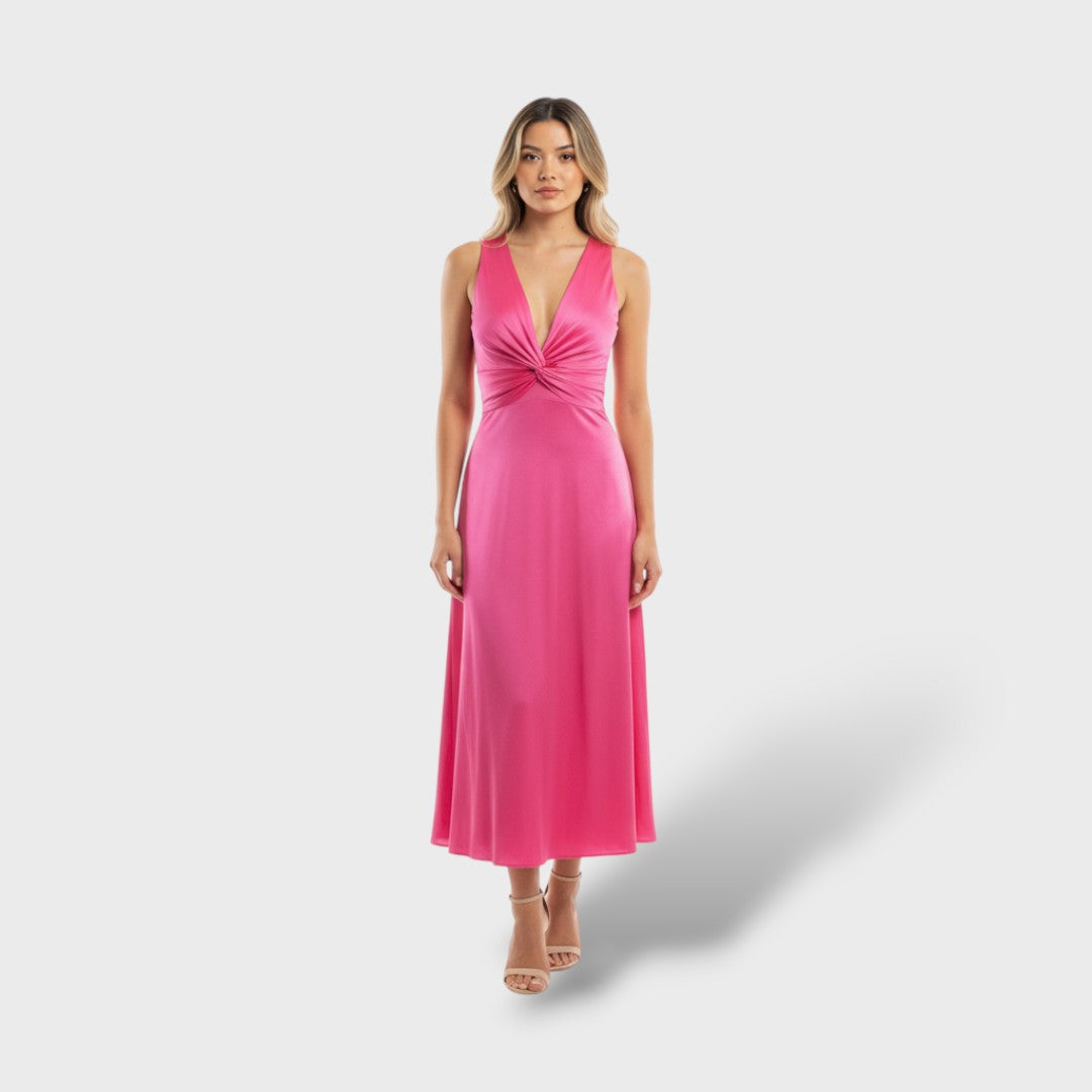 Elegantne maxi pidu kleit ilma varrukateta