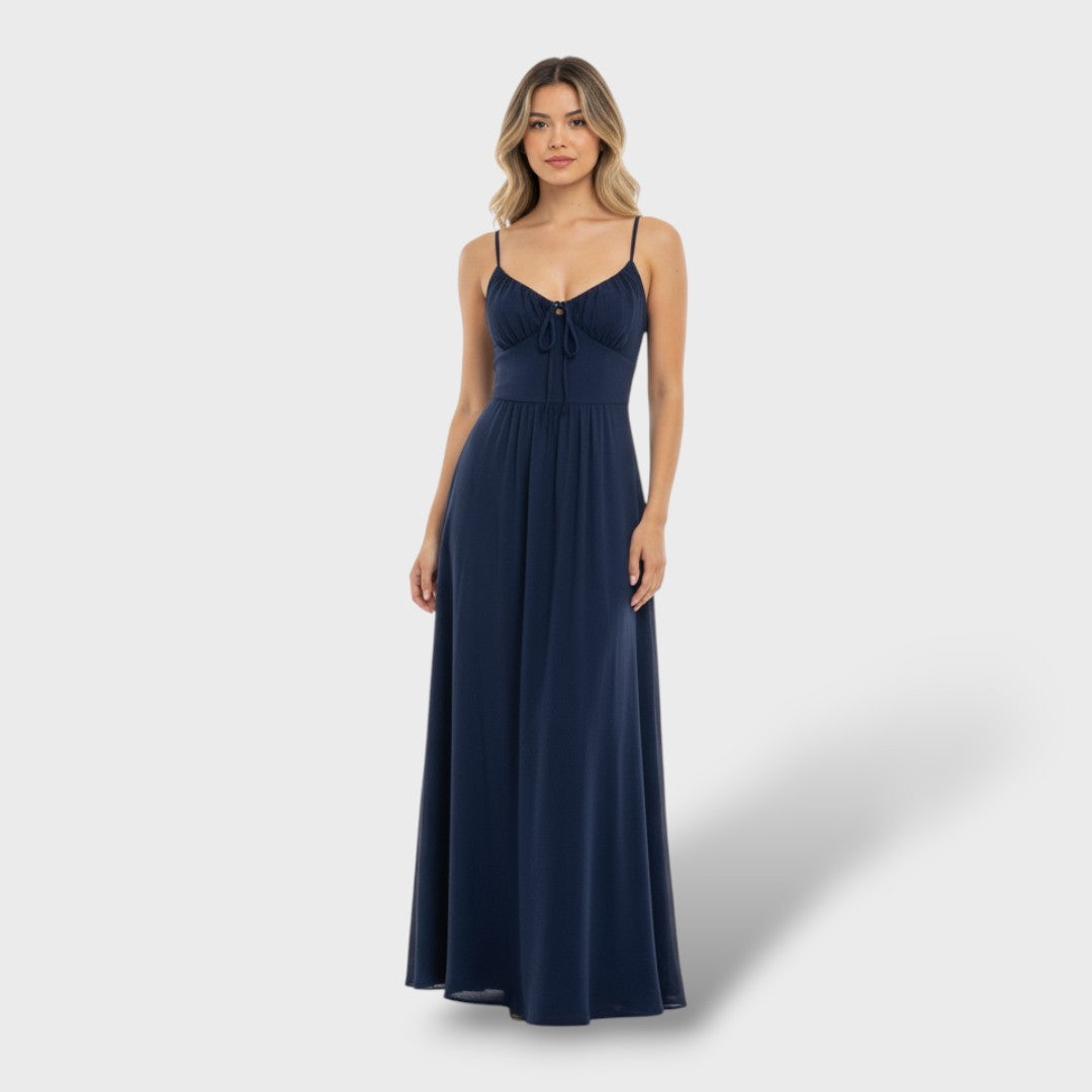 Elegantne Pikad Kleit Naistele Ilma Varrukateta Rikkaliku Bodice'iga