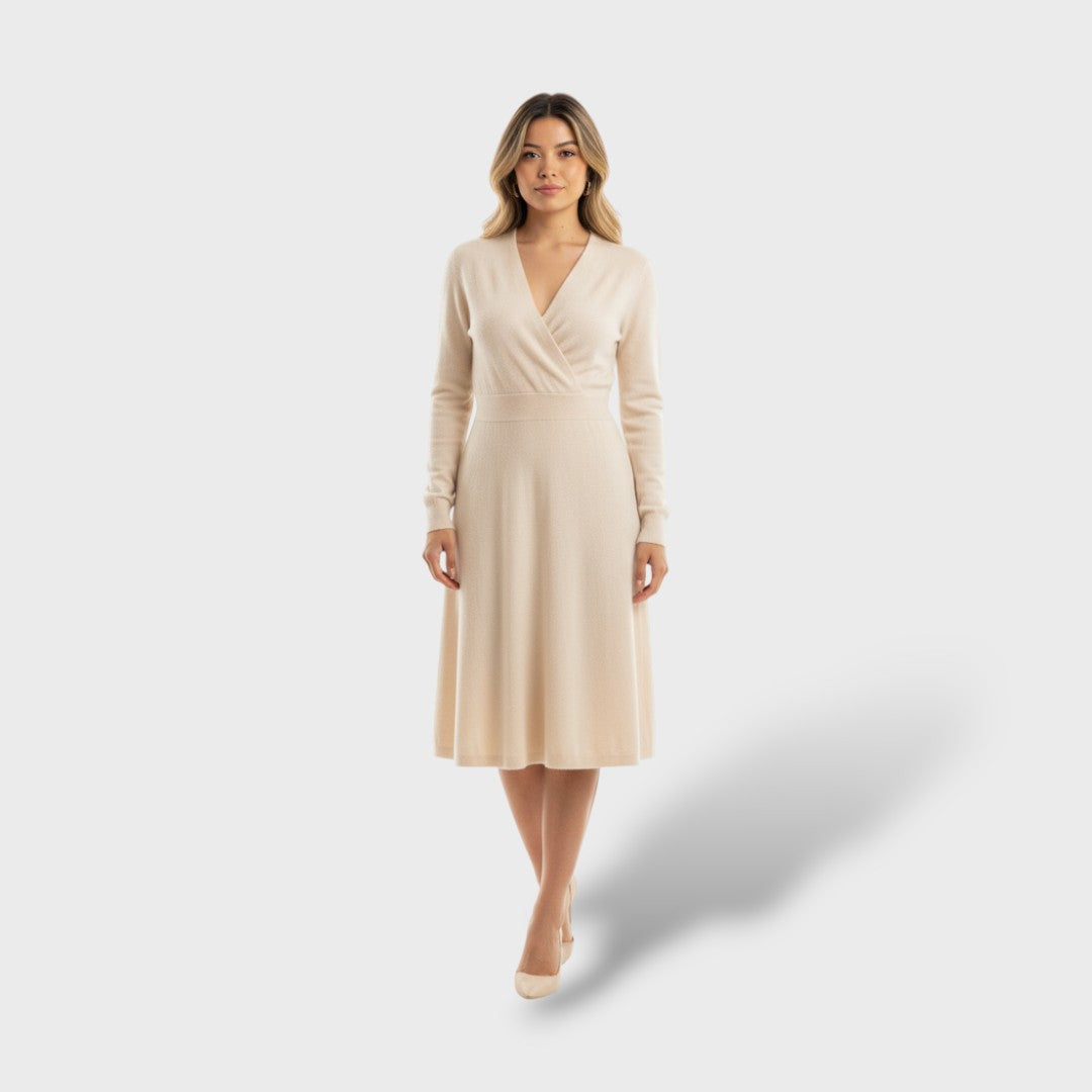 Pehme Kašmiirist Ristiv Kleid