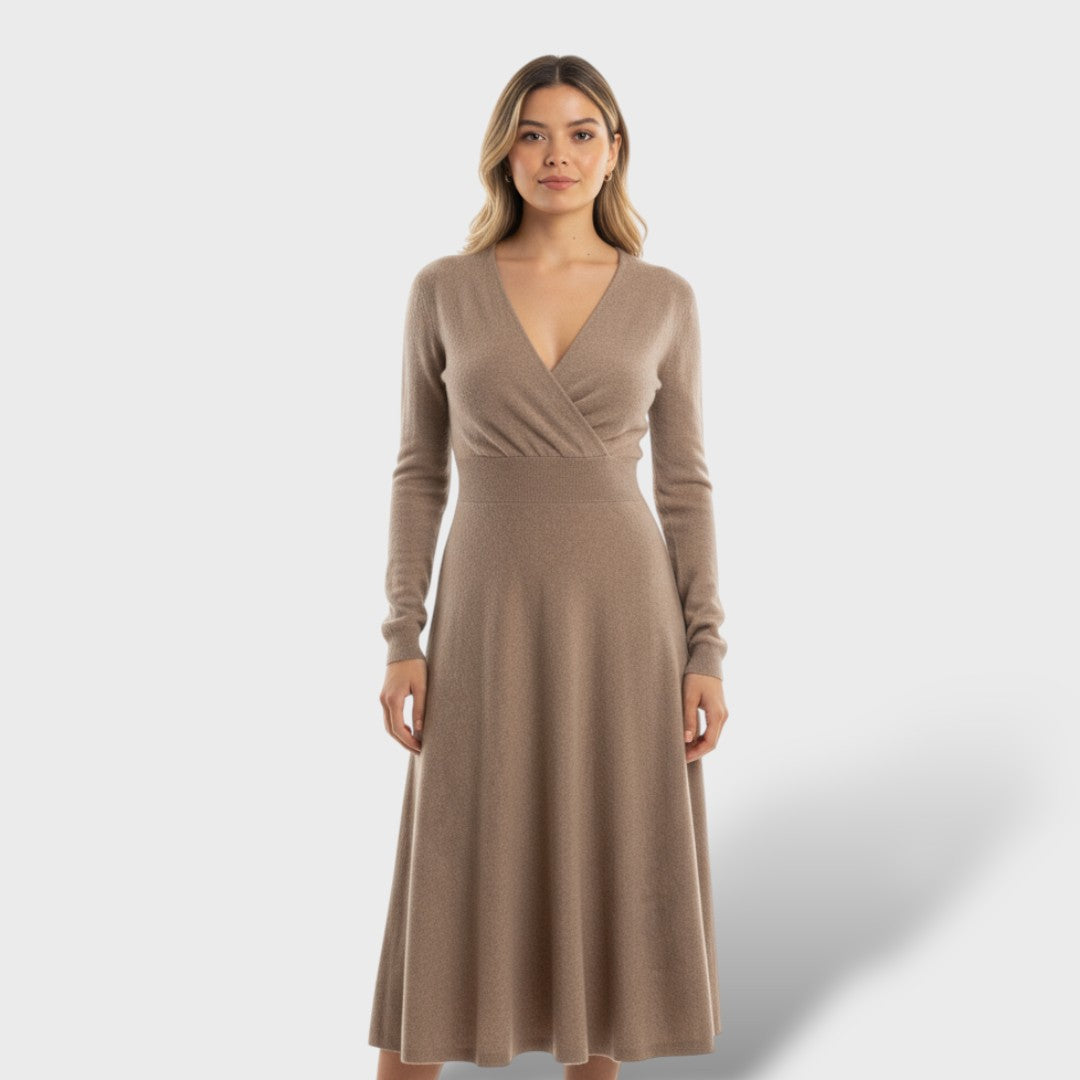 Pehme Kašmiirist Ristiv Kleid