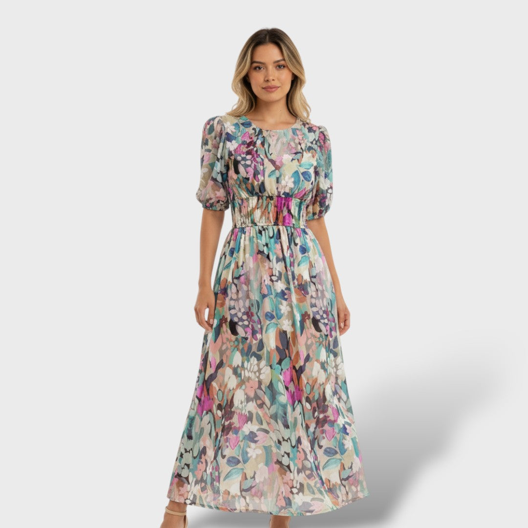 Elegantne Lilleline Midi Kleid