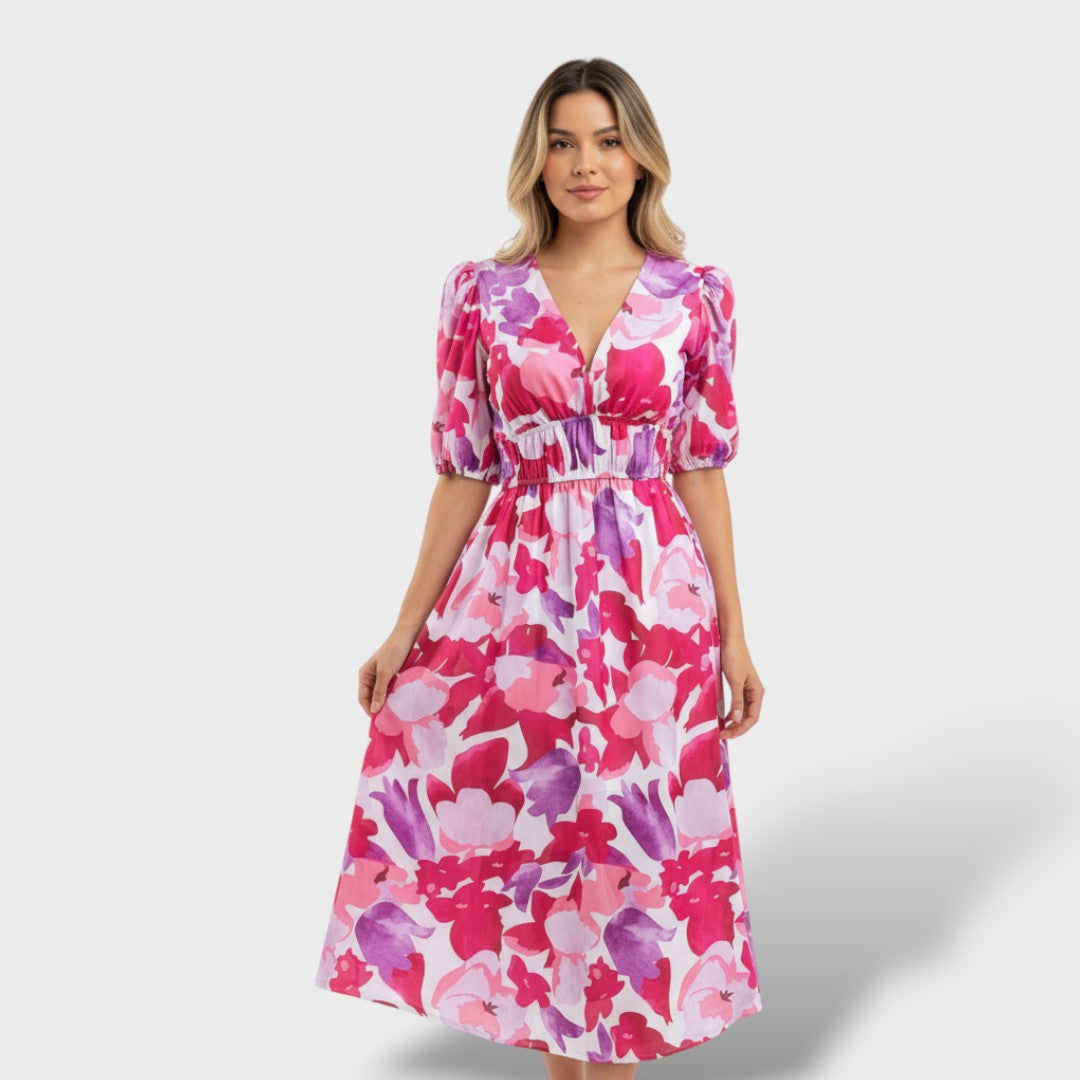 Elegantne Lilleline Midi Kleid