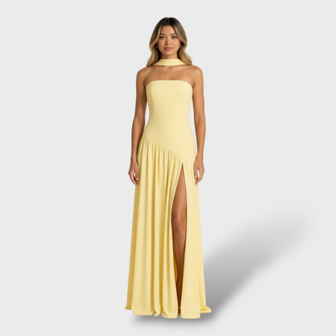 Elegantne Rihmata Pikk Kleid