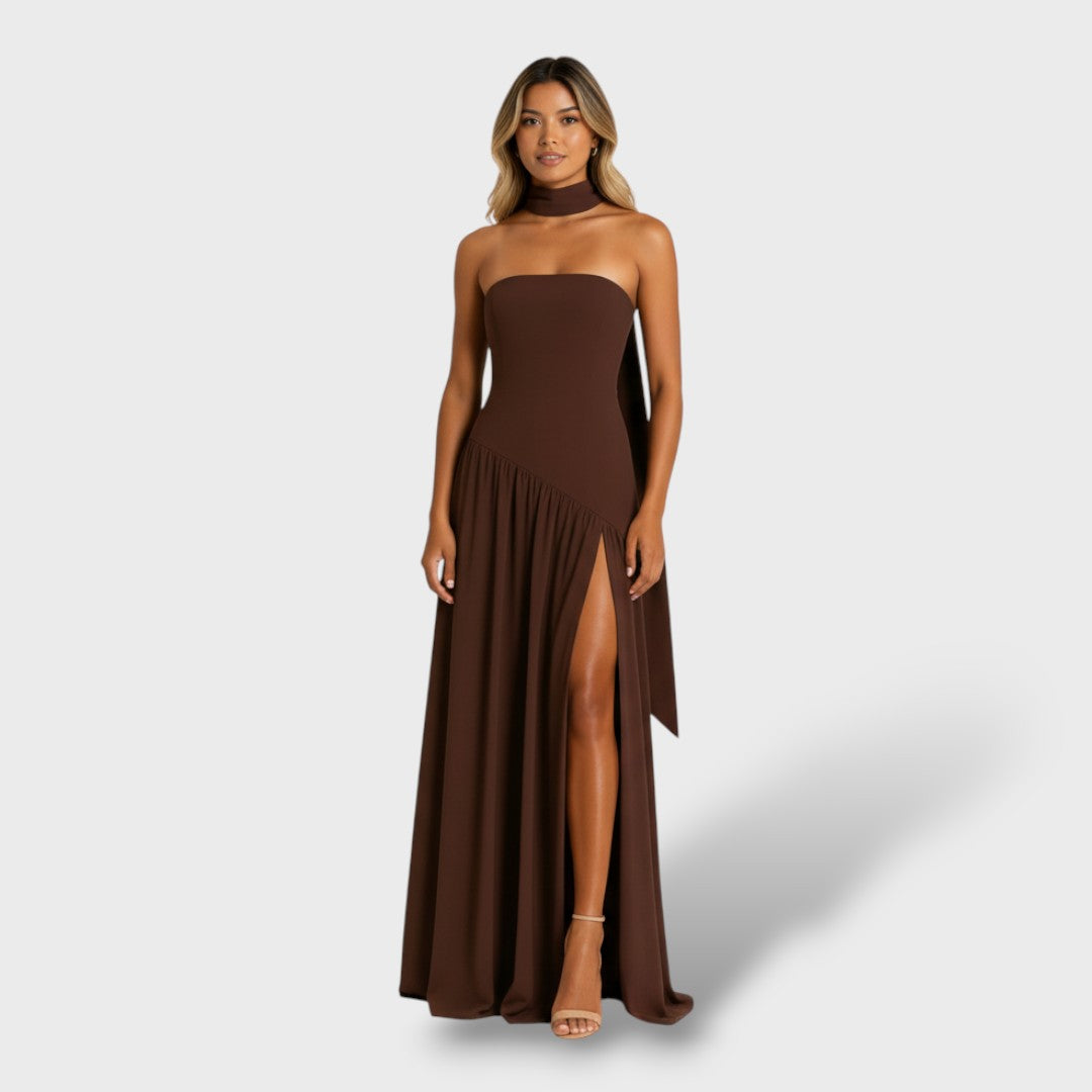 Elegantne Rihmata Pikk Kleid