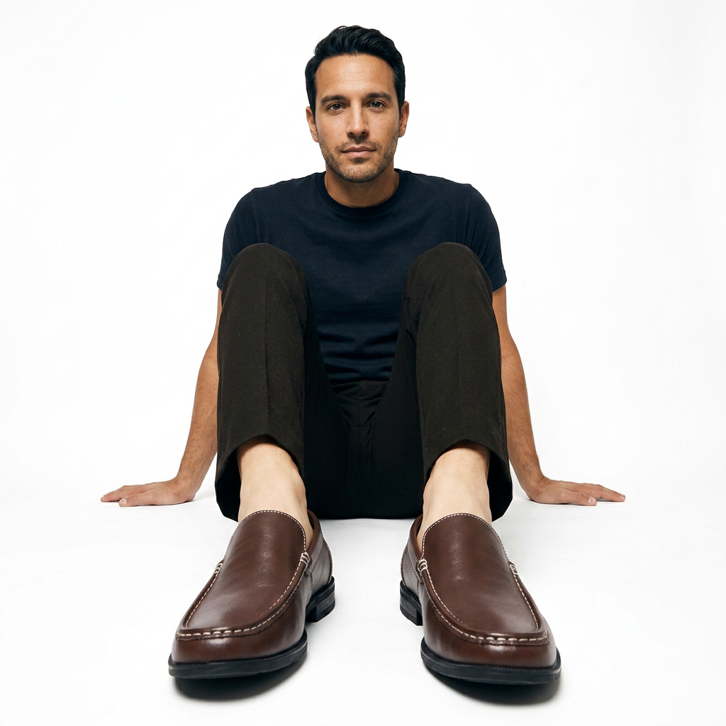 Meeste Nappa Nahast Slip-On Mokasiinid