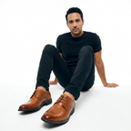 Brogue Kinnastega Meeste Kingad